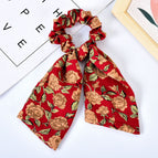 Rose red ribbon / Head rope