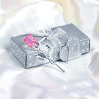 Silver Rod Pink Floral
