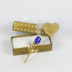 Gold Rod Blue Rose