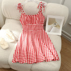 Red plaid / L