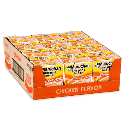 Maruchan Instant Lunch Ramen Noodles, Hot & Spicy Beef Flavor – Japanese-Style Instant Noodle Soup, Easy Meal Ready in 3 Minutes – 2.25 Oz. (12 Pack)