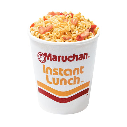 Maruchan Instant Lunch Ramen Noodles, Hot & Spicy Beef Flavor – Japanese-Style Instant Noodle Soup, Easy Meal Ready in 3 Minutes – 2.25 Oz. (12 Pack)
