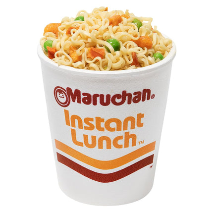 Maruchan Instant Lunch Ramen Noodles, Hot & Spicy Beef Flavor – Japanese-Style Instant Noodle Soup, Easy Meal Ready in 3 Minutes – 2.25 Oz. (12 Pack)