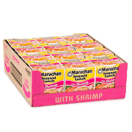Maruchan Instant Lunch Ramen Noodles, Hot & Spicy Beef Flavor – Japanese-Style Instant Noodle Soup, Easy Meal Ready in 3 Minutes – 2.25 Oz. (12 Pack)