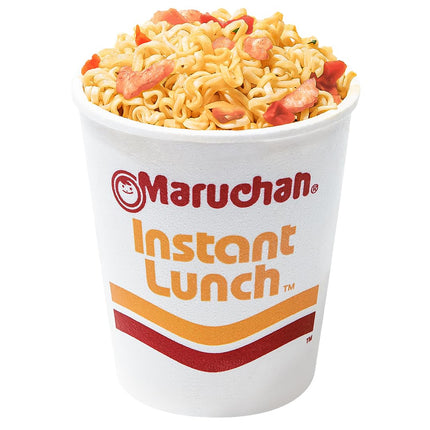 Maruchan Instant Lunch Ramen Noodles, Hot & Spicy Beef Flavor – Japanese-Style Instant Noodle Soup, Easy Meal Ready in 3 Minutes – 2.25 Oz. (12 Pack)