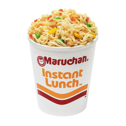 Maruchan Instant Lunch Ramen Noodles, Hot & Spicy Beef Flavor – Japanese-Style Instant Noodle Soup, Easy Meal Ready in 3 Minutes – 2.25 Oz. (12 Pack)