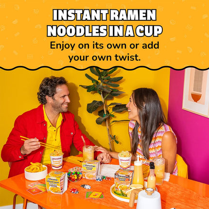 Maruchan Instant Lunch Ramen Noodles, Hot & Spicy Beef Flavor – Japanese-Style Instant Noodle Soup, Easy Meal Ready in 3 Minutes – 2.25 Oz. (12 Pack)