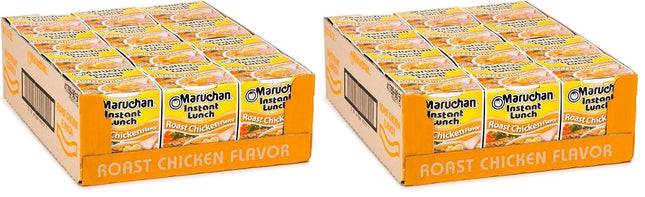 Maruchan Instant Lunch Ramen Noodles, Hot & Spicy Beef Flavor – Japanese-Style Instant Noodle Soup, Easy Meal Ready in 3 Minutes – 2.25 Oz. (12 Pack)