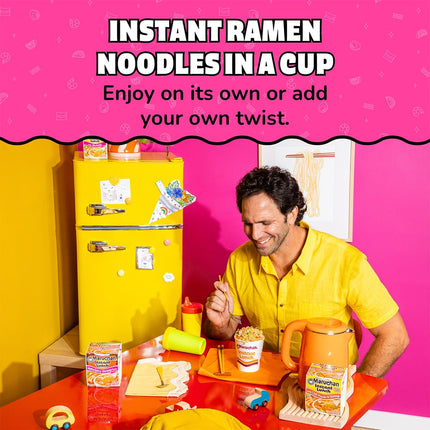 Maruchan Instant Lunch Ramen Noodles, Hot & Spicy Beef Flavor – Japanese-Style Instant Noodle Soup, Easy Meal Ready in 3 Minutes – 2.25 Oz. (12 Pack)