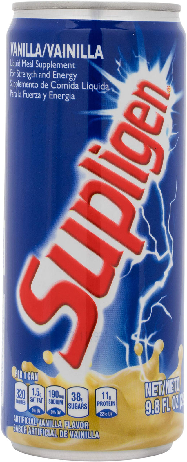 Supligen Liquid Meal Supplement, 9.87 oz (Pack of 12) – Protein & Vitamin Shake for Energy, Strength & Recovery – Ready-to-Drink Nutritional Meal