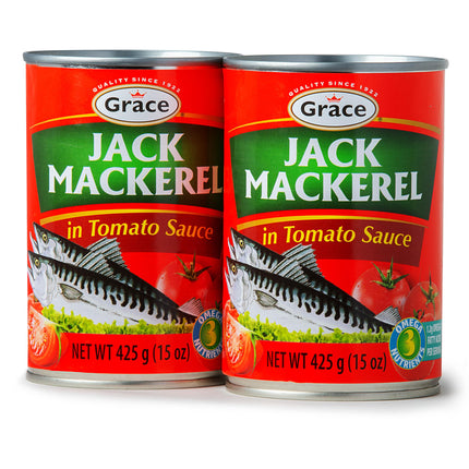 Grace Mackerel in Tomato Sauce (Classic Mackerel in Tomato Sauce 5.5oz - 5 Pack)