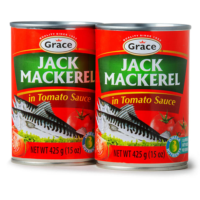 Grace Mackerel in Tomato Sauce (Classic Mackerel in Tomato Sauce 5.5oz - 5 Pack)