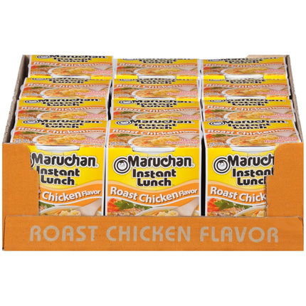 Maruchan Instant Lunch Ramen Noodles, Hot & Spicy Beef Flavor – Japanese-Style Instant Noodle Soup, Easy Meal Ready in 3 Minutes – 2.25 Oz. (12 Pack)