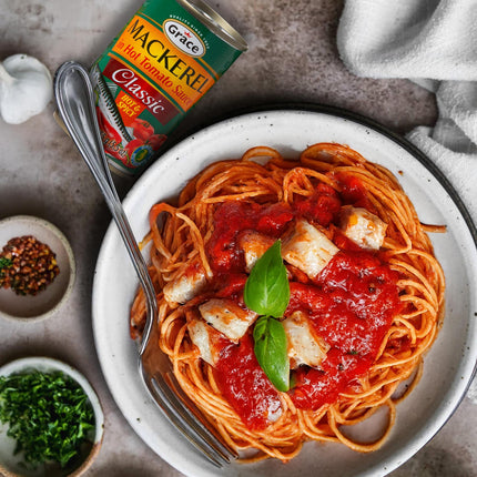 Grace Mackerel in Tomato Sauce (Classic Mackerel in Tomato Sauce 5.5oz - 5 Pack)