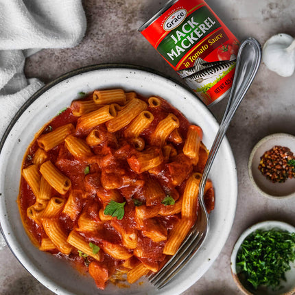 Grace Mackerel in Tomato Sauce (Classic Mackerel in Tomato Sauce 5.5oz - 5 Pack)