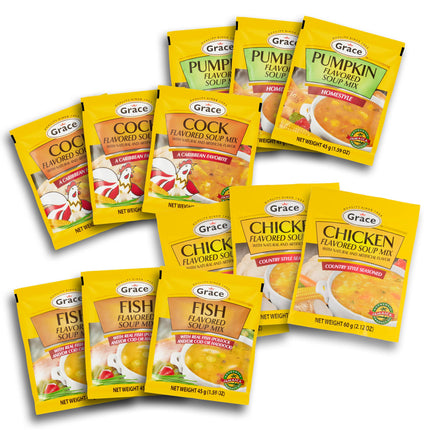 Grace Cock Flavored Soup Mix, 1.76 Oz (Pack of12)