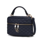 Navy / Vegan Leather