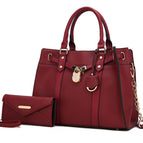 Red / Vegan Leather